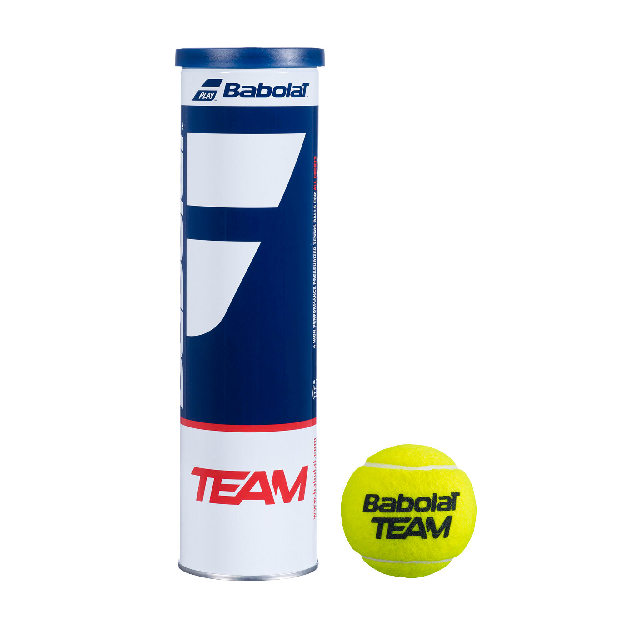 Ballles de tennis Babolat Team, 4 unités 4/4