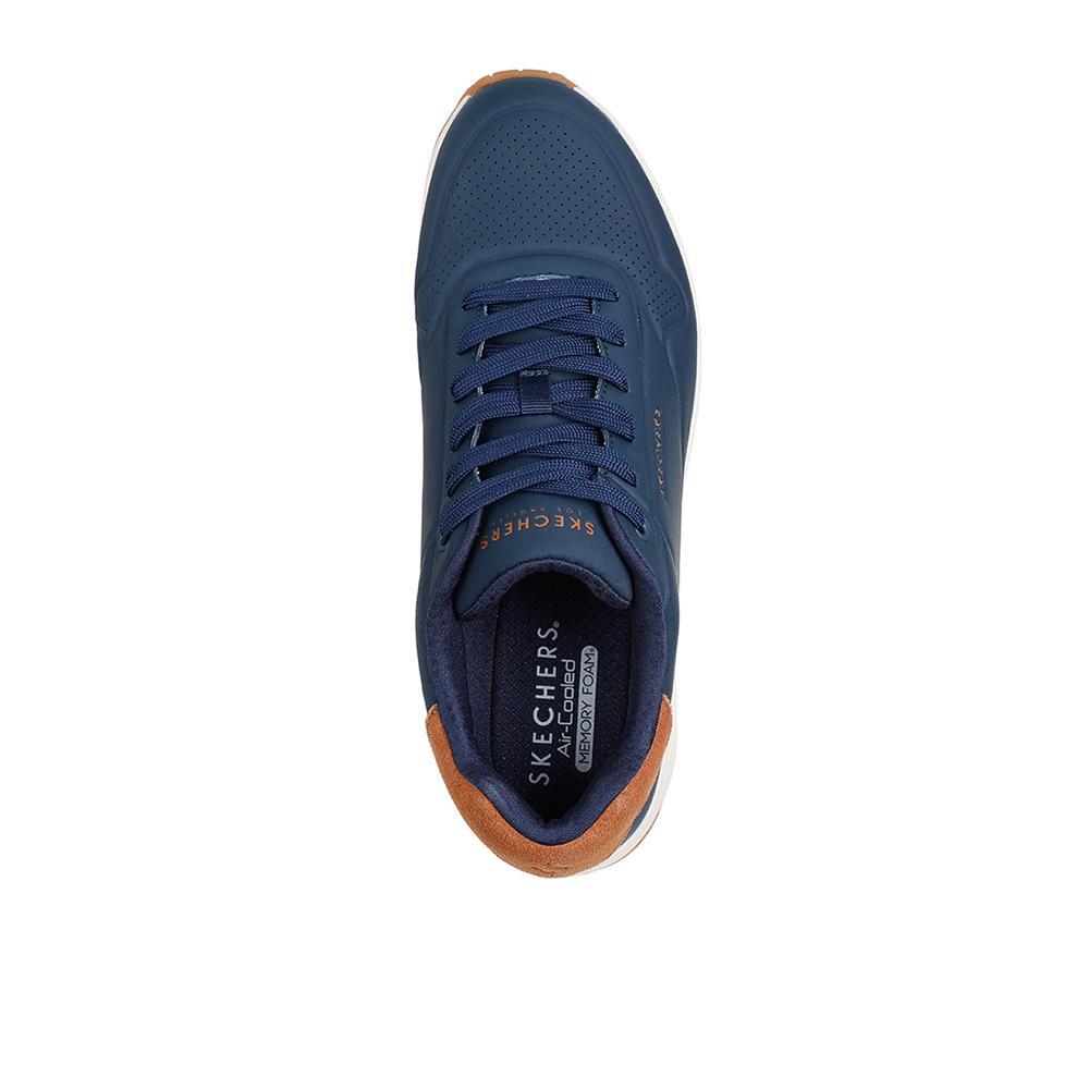Sapatilhas Skechers Homem Uno Azul-marinho 3/5