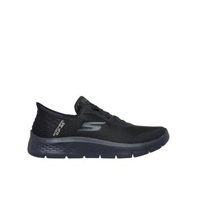 Schoenen skechers heren go walk flex slip-ons zwart