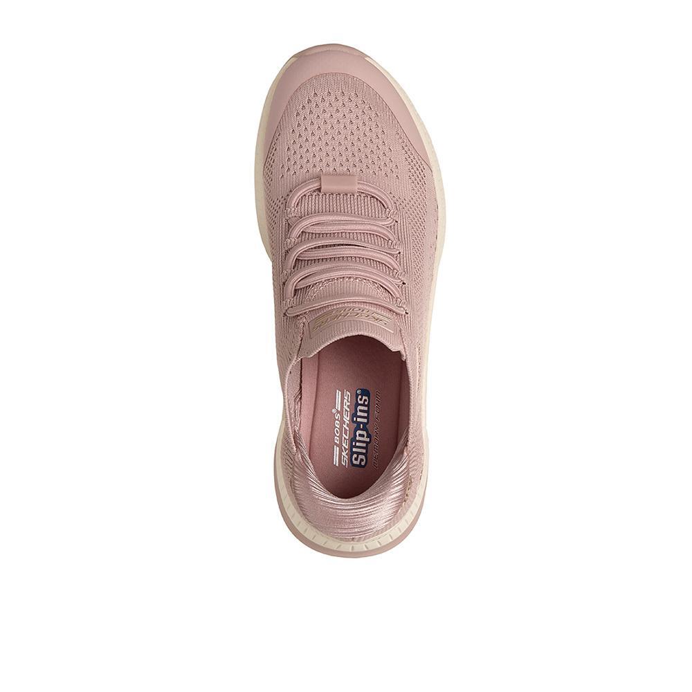 Sapatilhas Skechers Mulher Bobs Squad 4 Dire Step Rosa 3/5