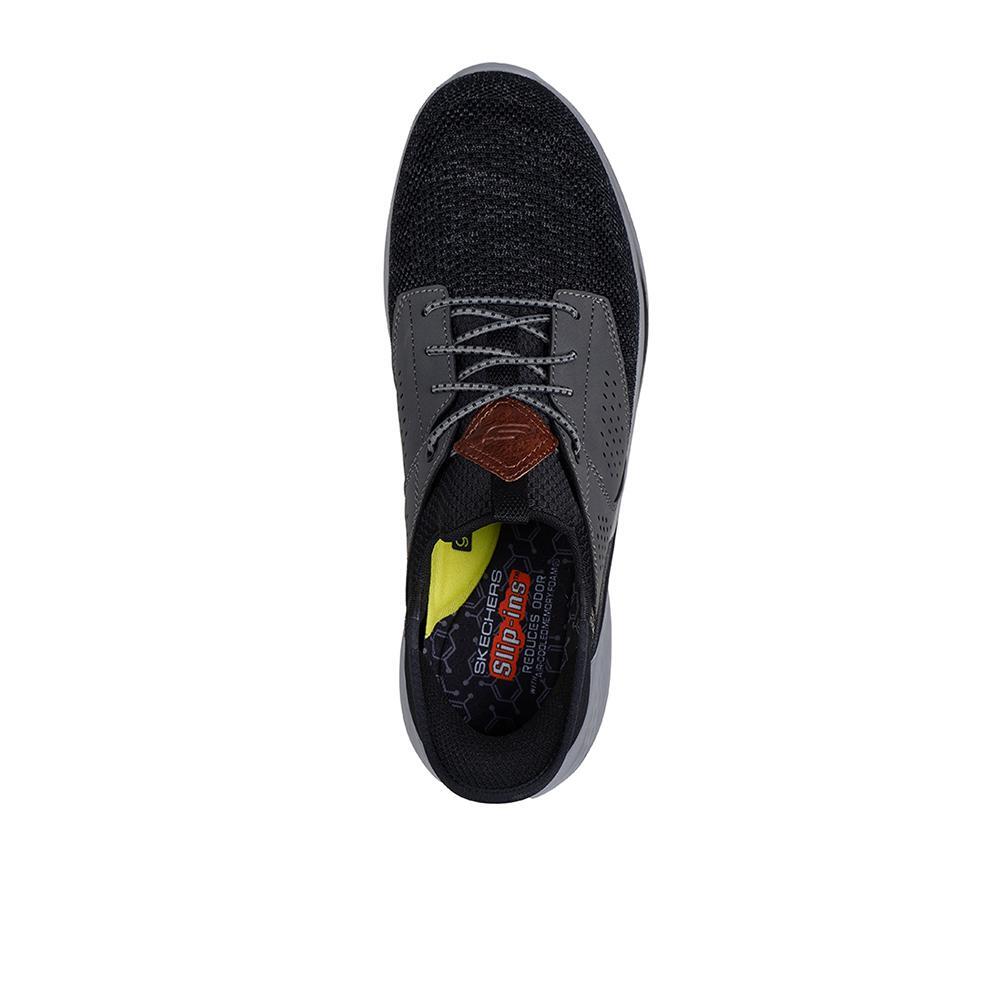 Sapatilhas Skechers Homem Slade em Preto 3/4