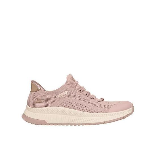 Zapatillas Skechers Mujer Bobs Squad 4 Dire Step Rosa