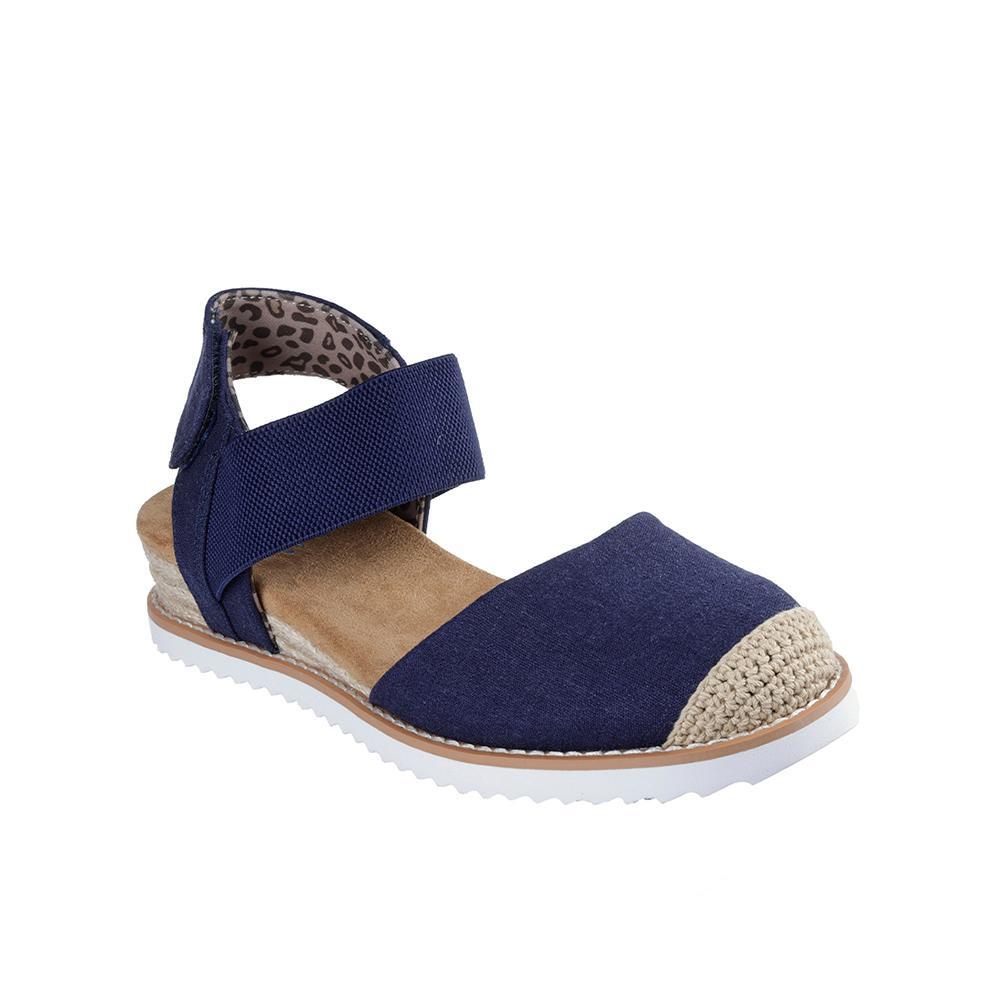 Alpercatas Skechers Mulher Bobs Desert Kiss Sun Shining Azul 2/5