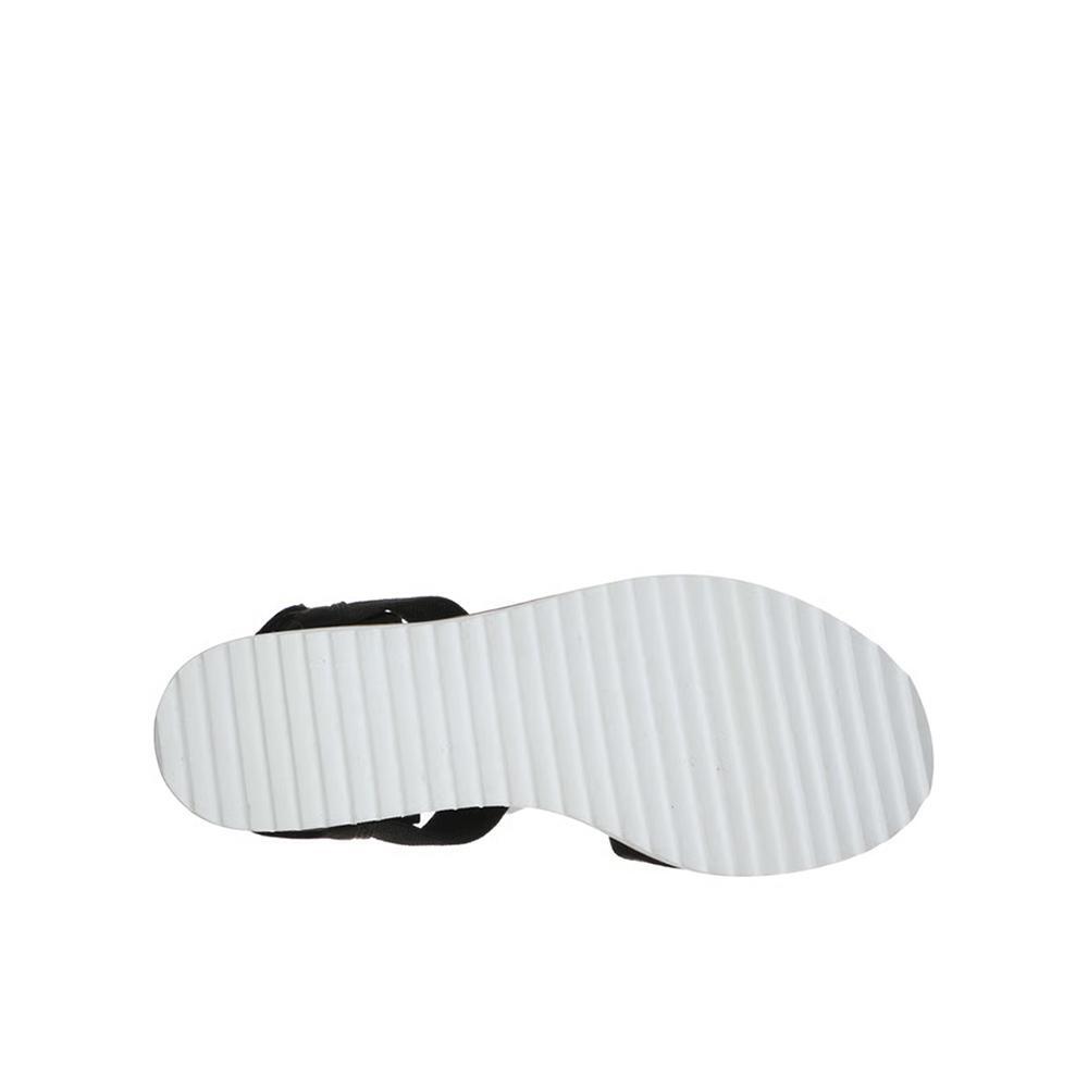 Sandálias Skechers Mulher Bobs Desert Kiss em Preto 4/4
