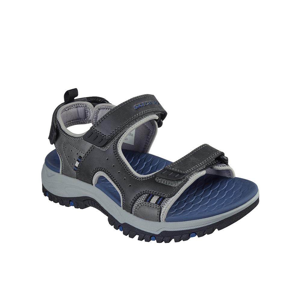 Sandalias Skechers Hombre Relaxed Fit Prewitt Rigdon Gris 2/4