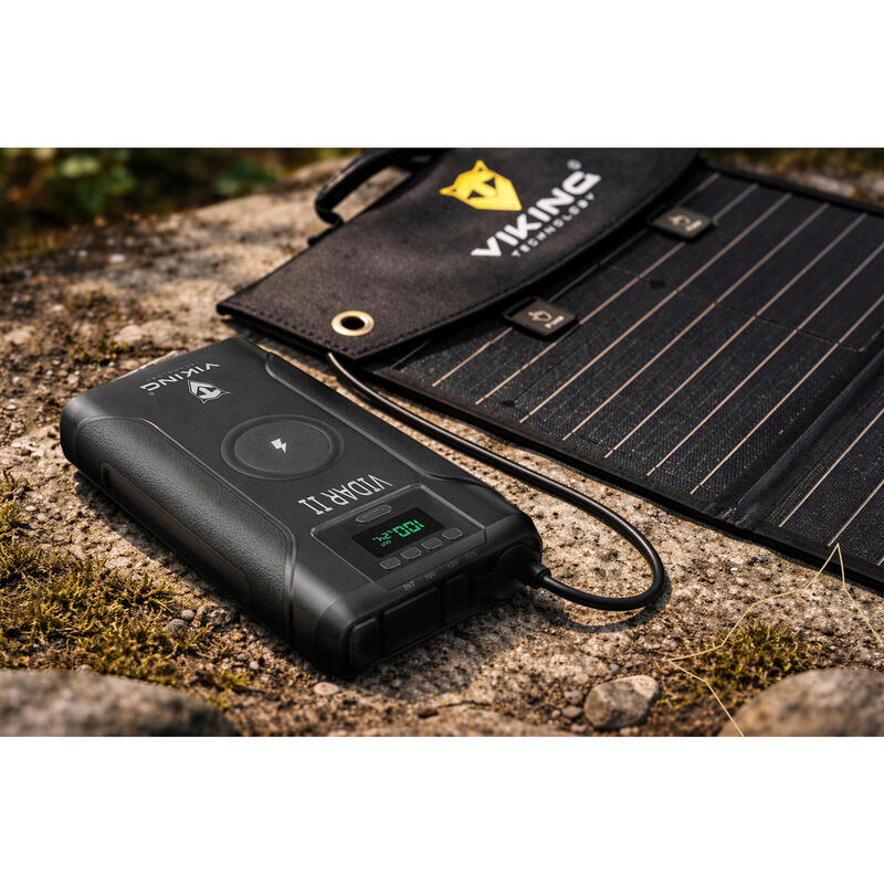 Set powerbanka Viking VIDAR II a solární panel Viking L60 PD