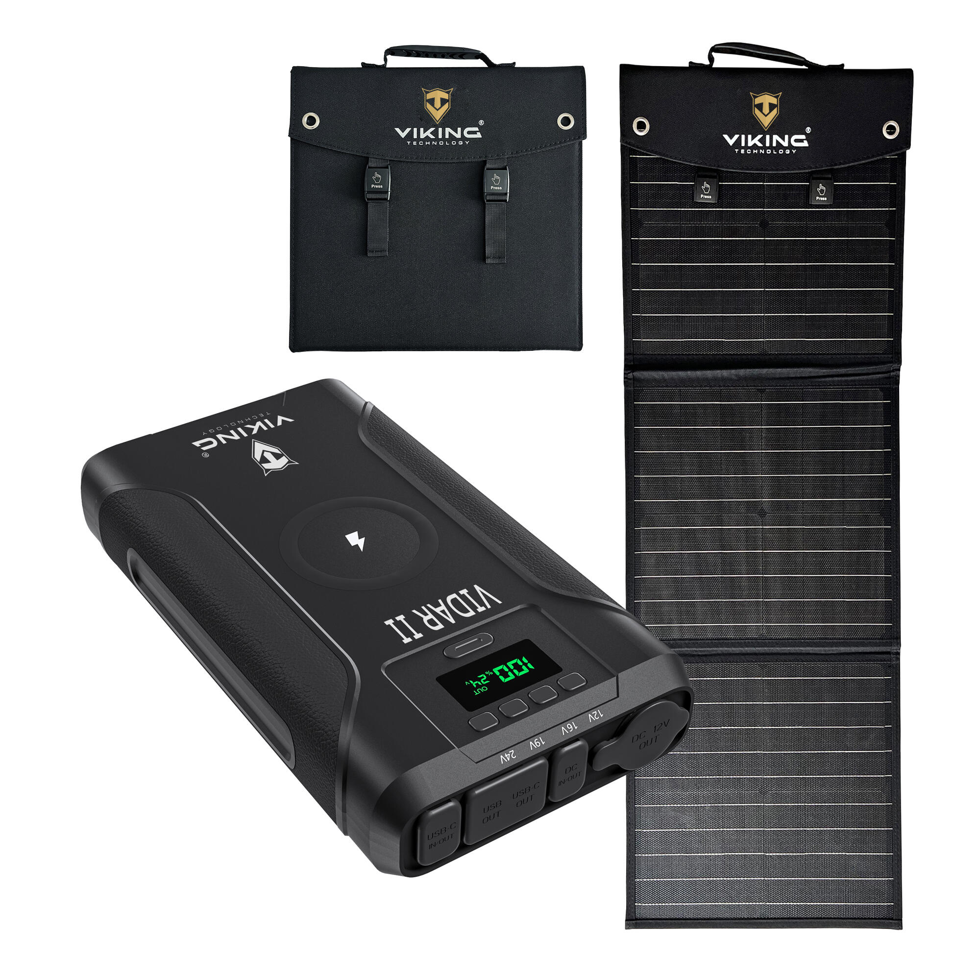 VIKING TECHNOLOGY Set powerbanka Viking VIDAR II a solární panel Viking L60 PD