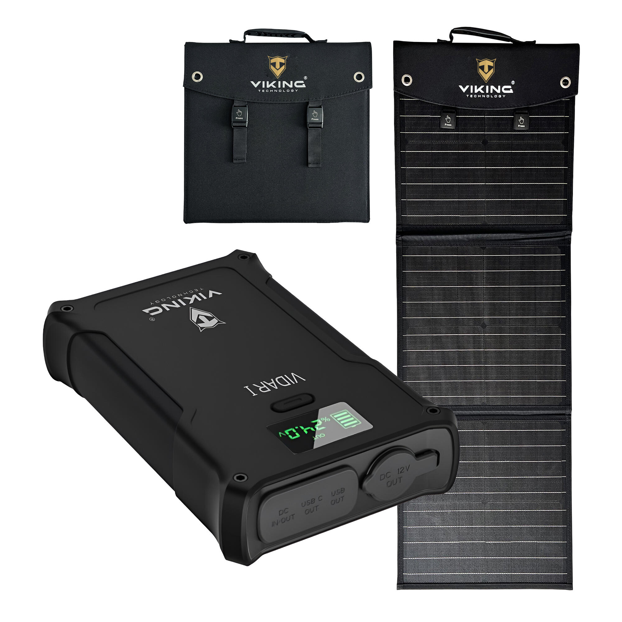 VIKING TECHNOLOGY Set powerbanka Viking VIDAR I a solární panel Viking L60 PD