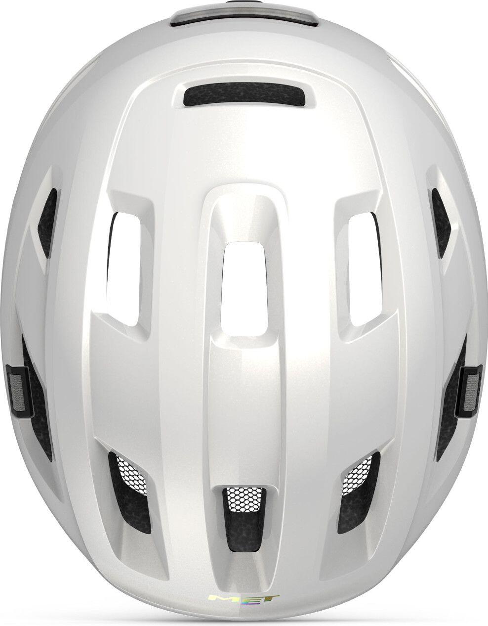 Met E-Mob Casco urbano bianco 2/6