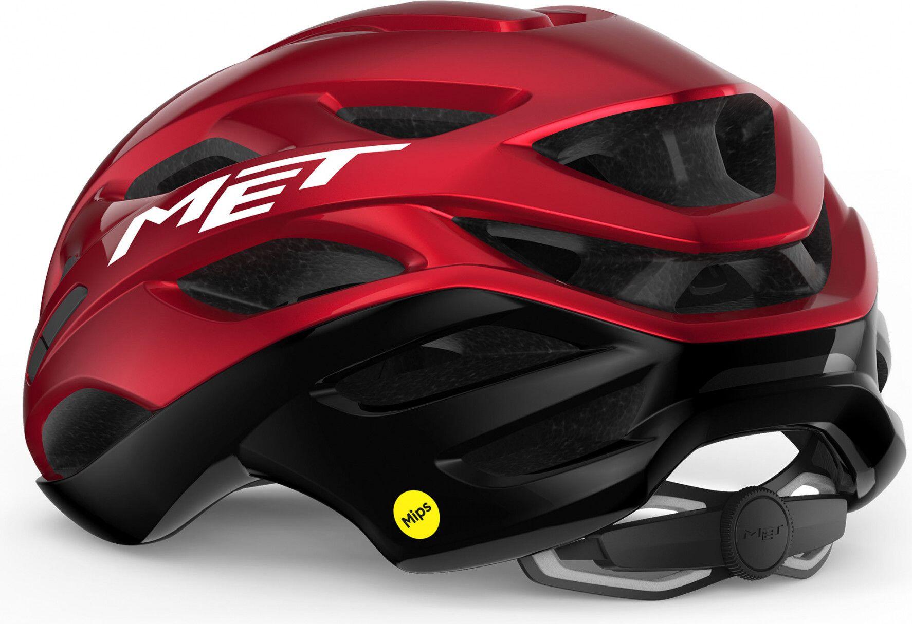 MET Estro Mips Helm Rood Zwart 2022 3/7