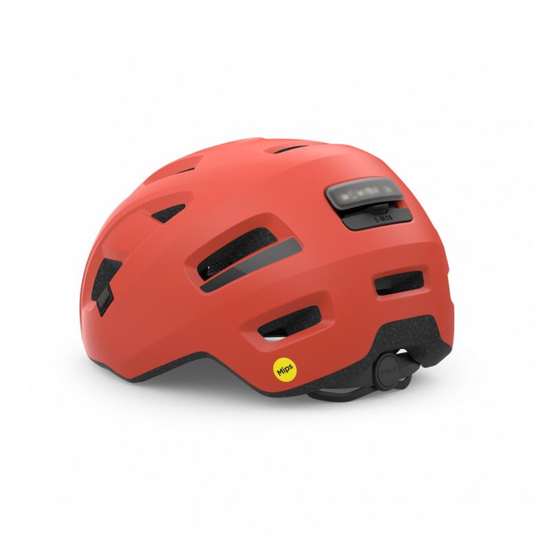 Met E-Mob Mips oranje stedelijke helm 3/6