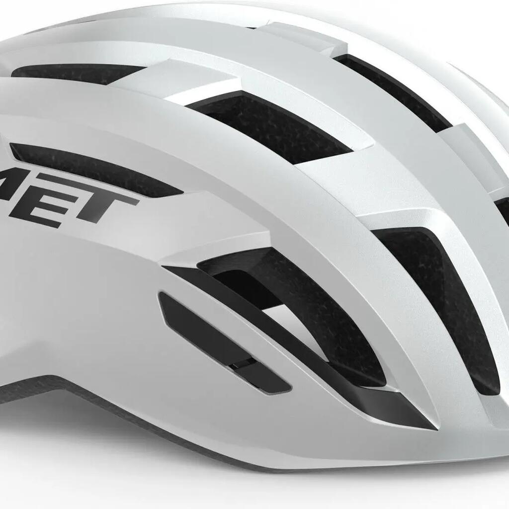 MET Vinci Mips Helmet in White and Silver