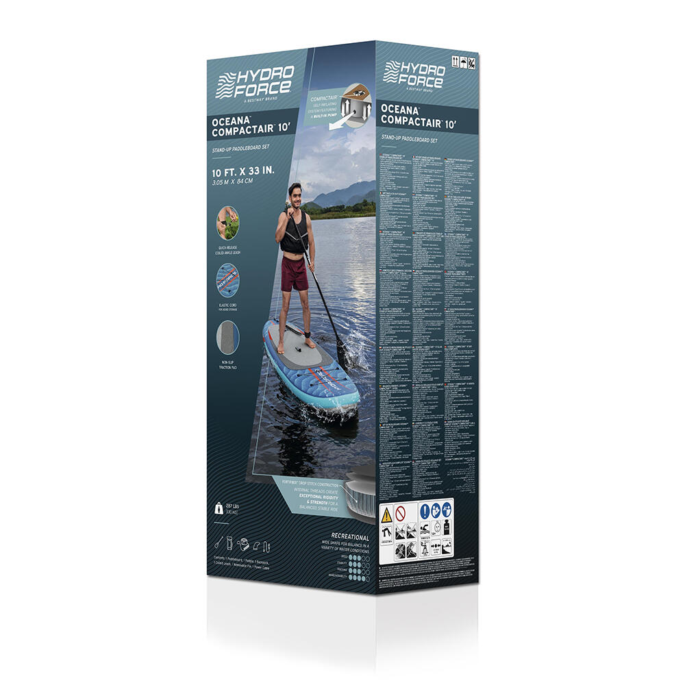 Bestway Paddle gonflable Oceana CompactAir avec pompe intégrée 305 cm 5/5