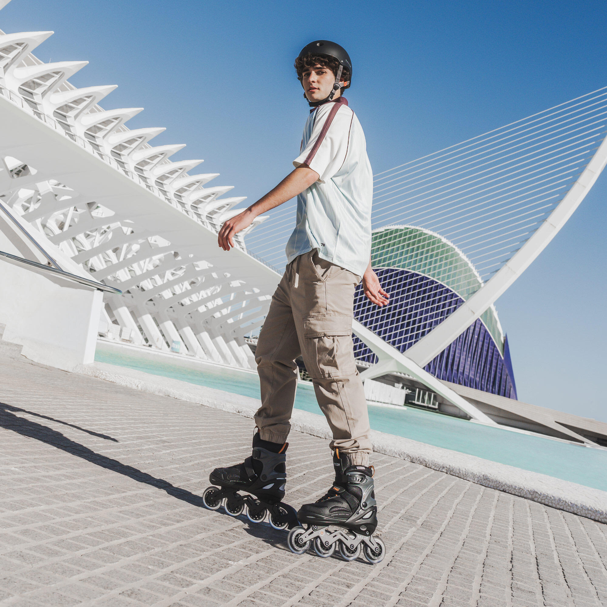Verstellbare Fitness  Inline-skates Inliner für Herren Movino Cruzer Two 4044 3/8