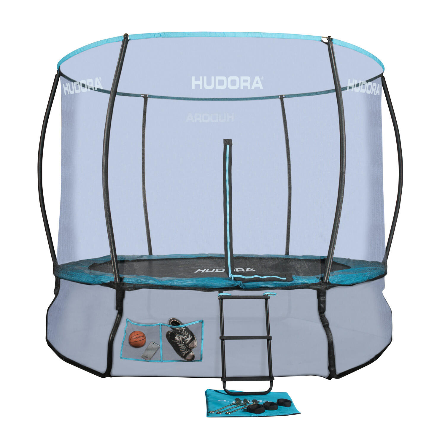 Trampolin Fantastic Complete 300V mit Sicherheitsnetz und Leiter 3/7