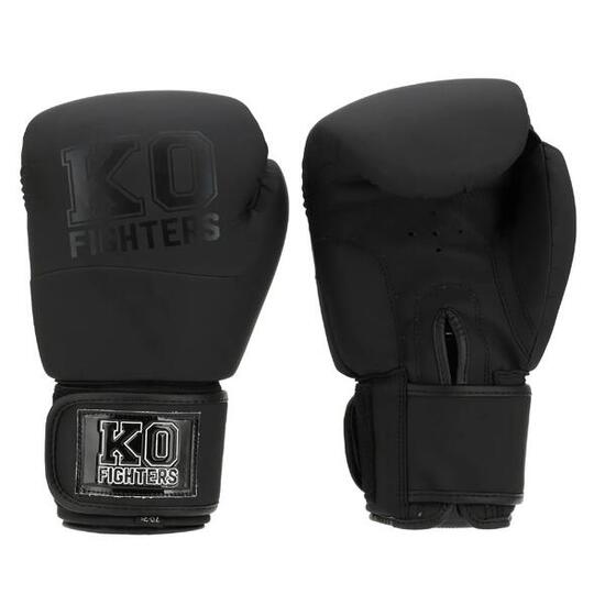 KO Fighters - (Kick)boxhandschuhe - Boxhandschuhe - Schwarz