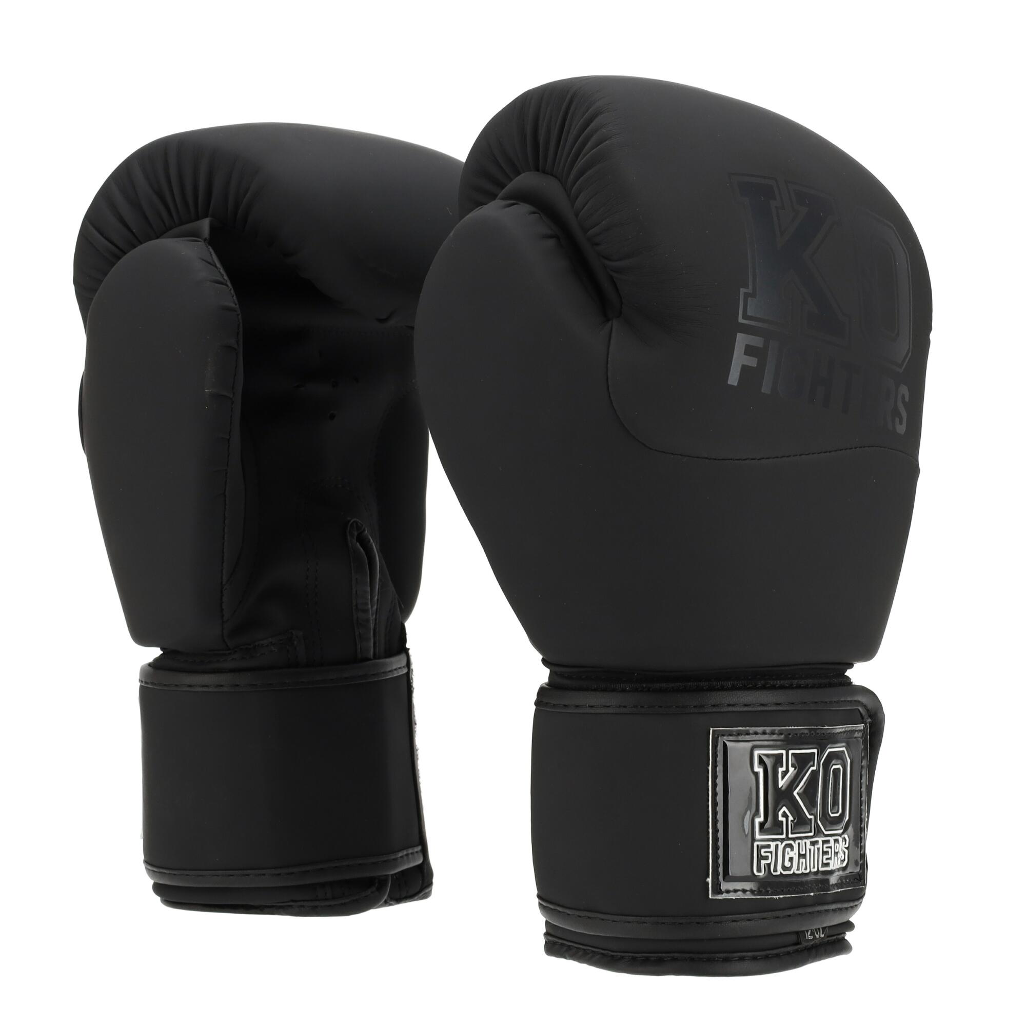 KO Fighters - Guantoni da (kick)boxing - Guantoni da boxe - Nero 5/7