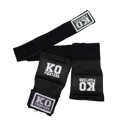 KO Fighters - Boxbandagen - Innenhandschuhe - Schwarz
