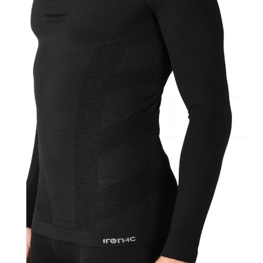 TSHIRT ML ISOFT COL NERO 3/4