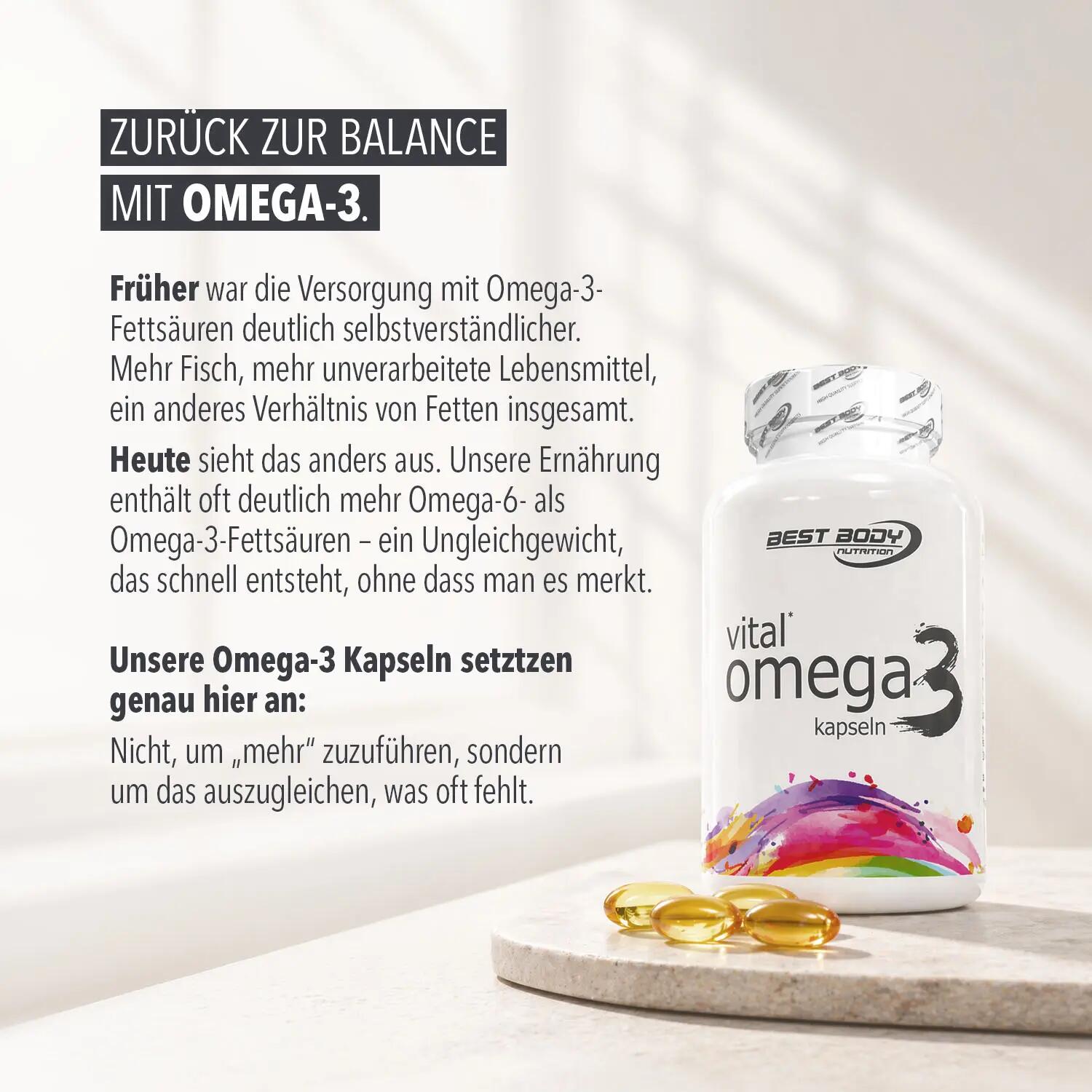 Vital Omega 3 Kapseln - 120 Stück/Dose 4/4