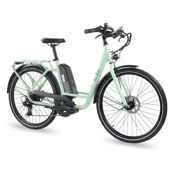 LLOBE City E-Bike 26" TOWN COMPACT. groen