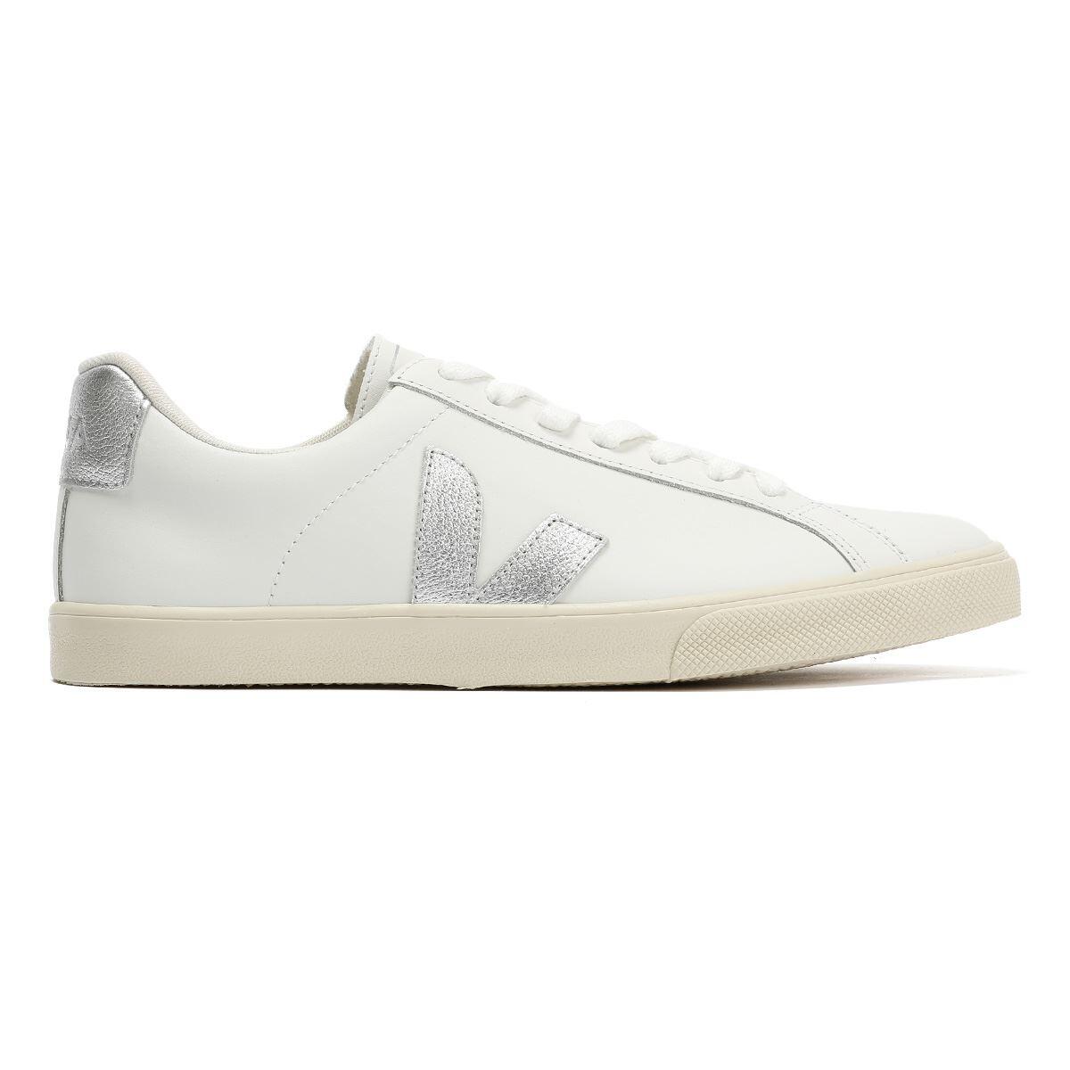 Sapatilhas Veja modelo Zapatillas Veja Esplar Logo blanco plateado para mulheres 5/6