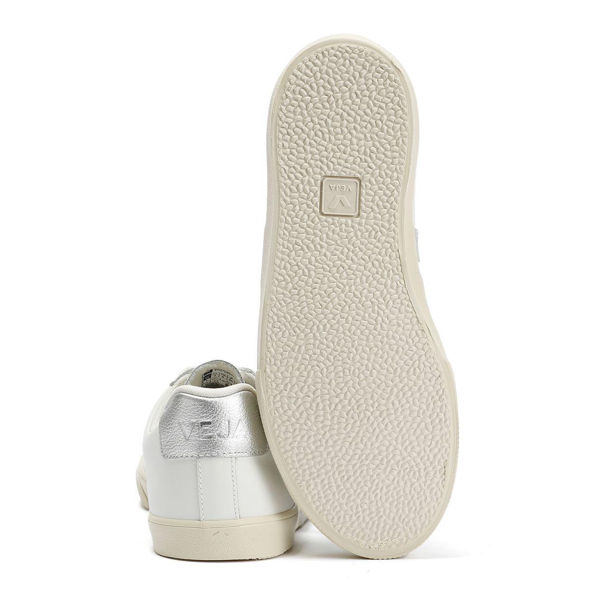 Sapatilhas Veja modelo Zapatillas Veja Esplar Logo blanco plateado para mulheres 4/6
