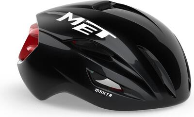 MET Manta Mips Casco da strada rosso/nero
