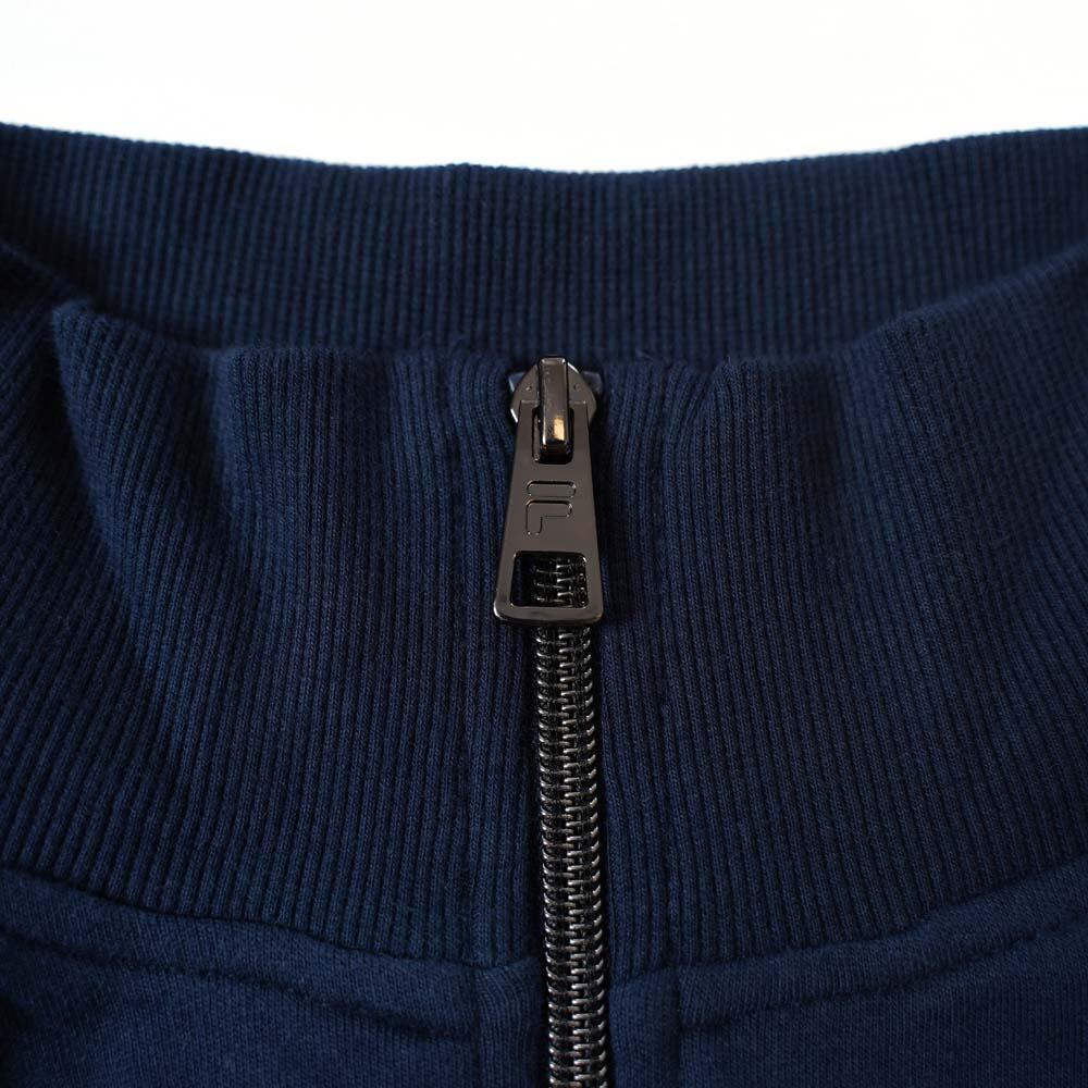 MAN LONG PYJAMAS IN COTTON BRUSHED FLEECE FULL ZIP 6/7