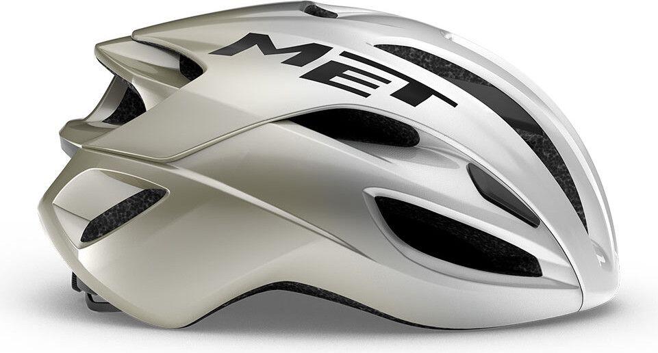 MET Rivale Mips Silver Road Casco Grigio 2/4