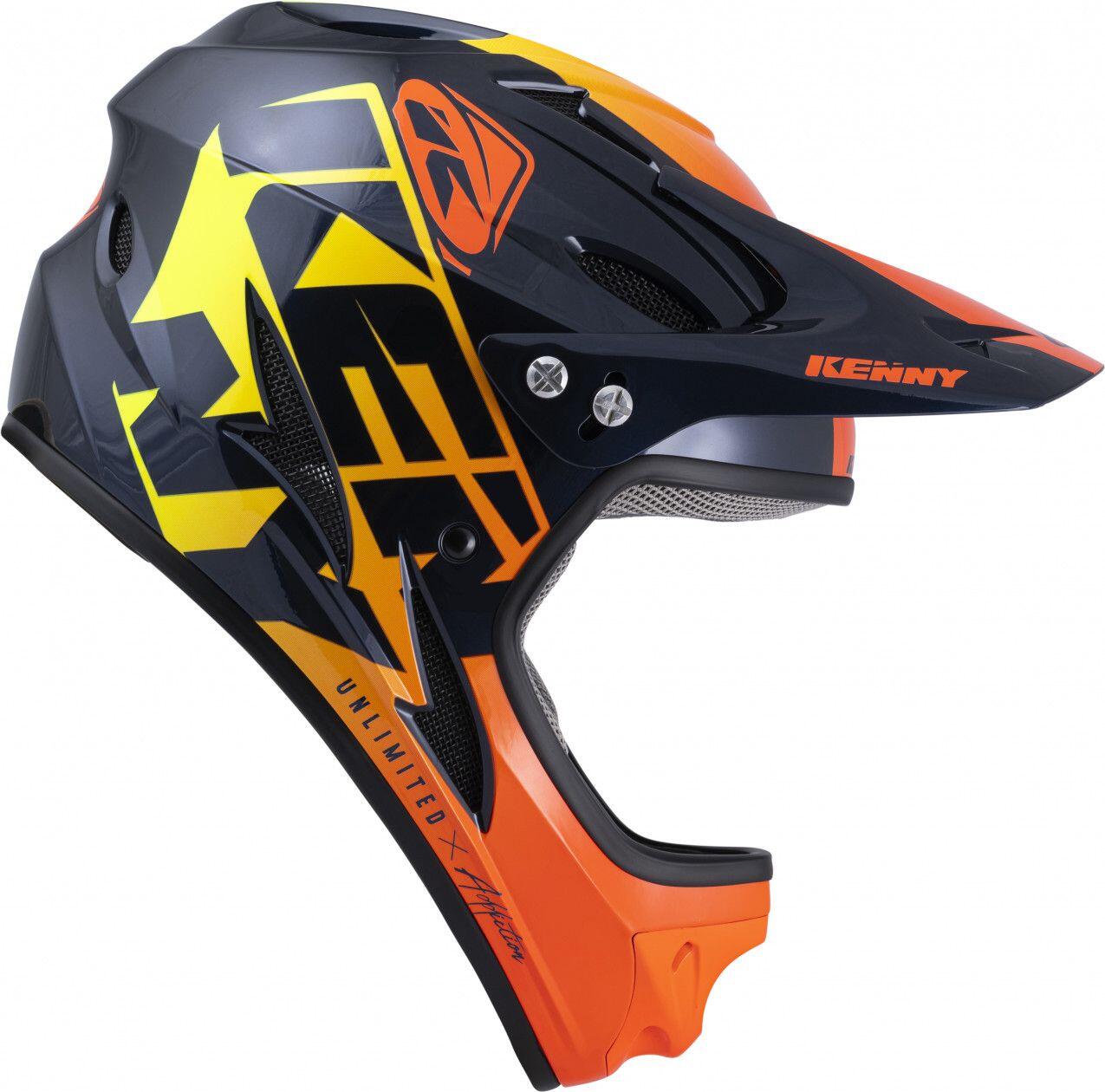 Casco Integral Kenny Down Hill 2022 Graphic Orange 2/4