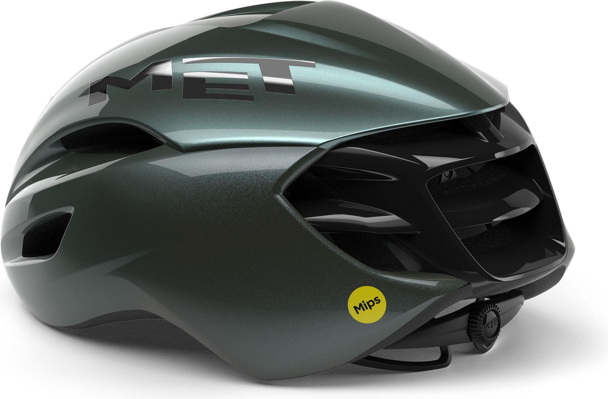 Capacete de estrada MET Manta Mips Verde Escuro 2/5