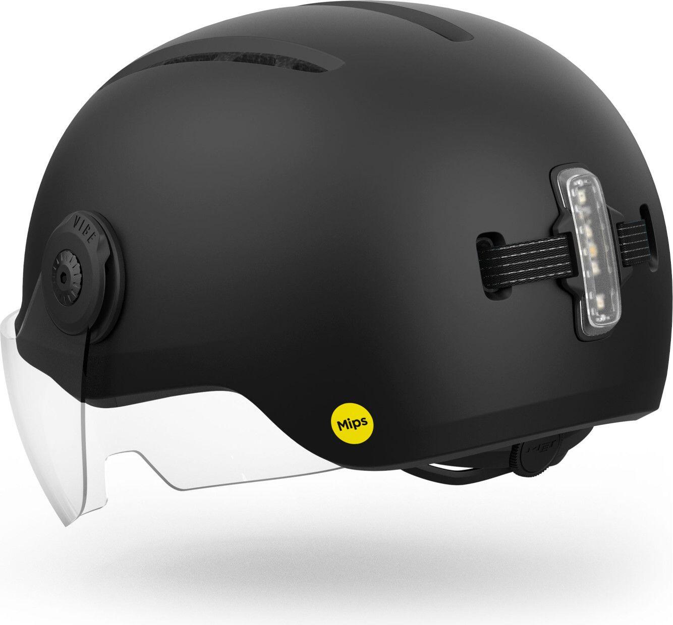 MET Vibe On Mips Casco unisex nero 3/4