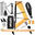 Virtufit Supboard Surfer 305 - Portocaliu - Include Vasle si accesorii