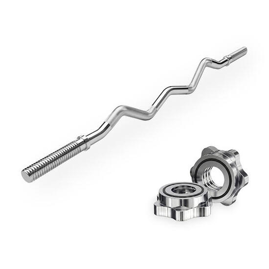 Curl bar - EZ Barbell bar - vite 120 cm - 30 mm