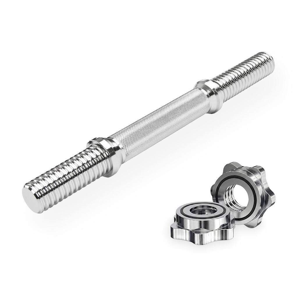 Dumbbell Bar - Barbell Bar with Screw Lock - 30 mm - 35 cm