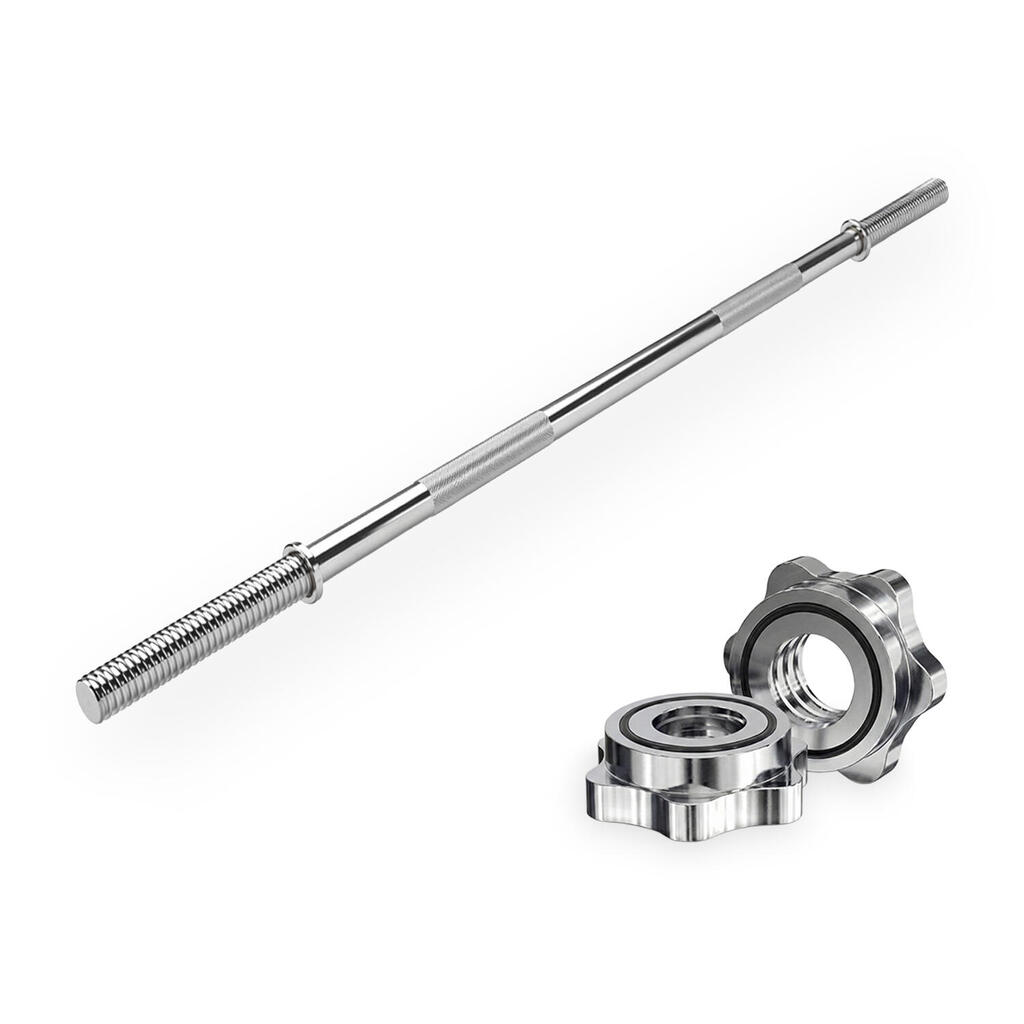 Barbell Bar - 120 cm - Screw Collar - 30 mm