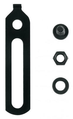 Sks montageplaat voor bottom bracket en hoekverlenging zwart