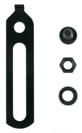 SKS montageplaat voor bottom bracket en hoekverlenging zwart