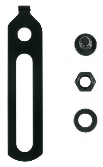 SKS montageplaat voor bottom bracket en hoekverlenging zwart