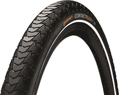 Continental band contact plus 28x1.50" 40-622 zwart reflex e-50 draadband