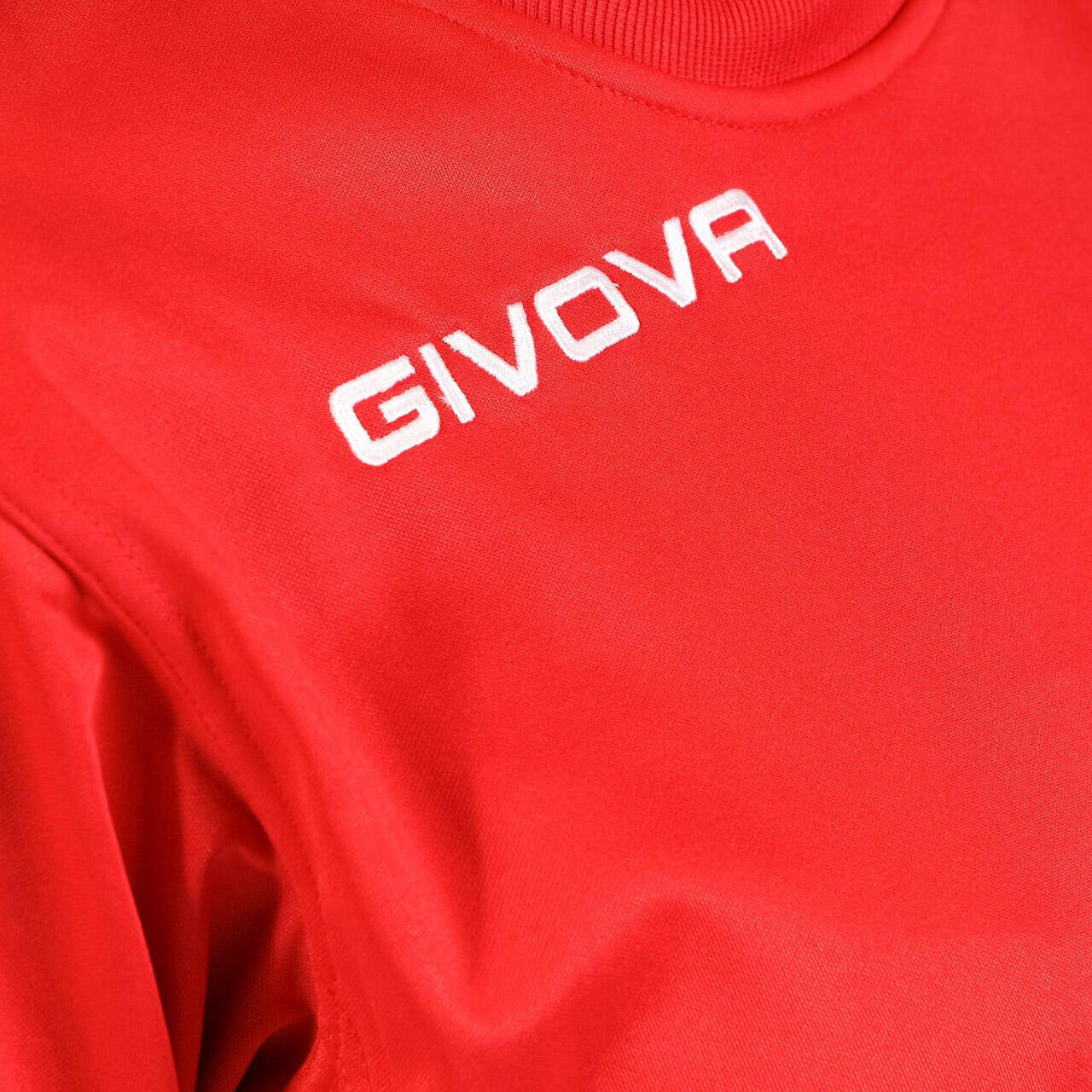 Sudadera Adulto Givova One Rojo Poliéster 4/4