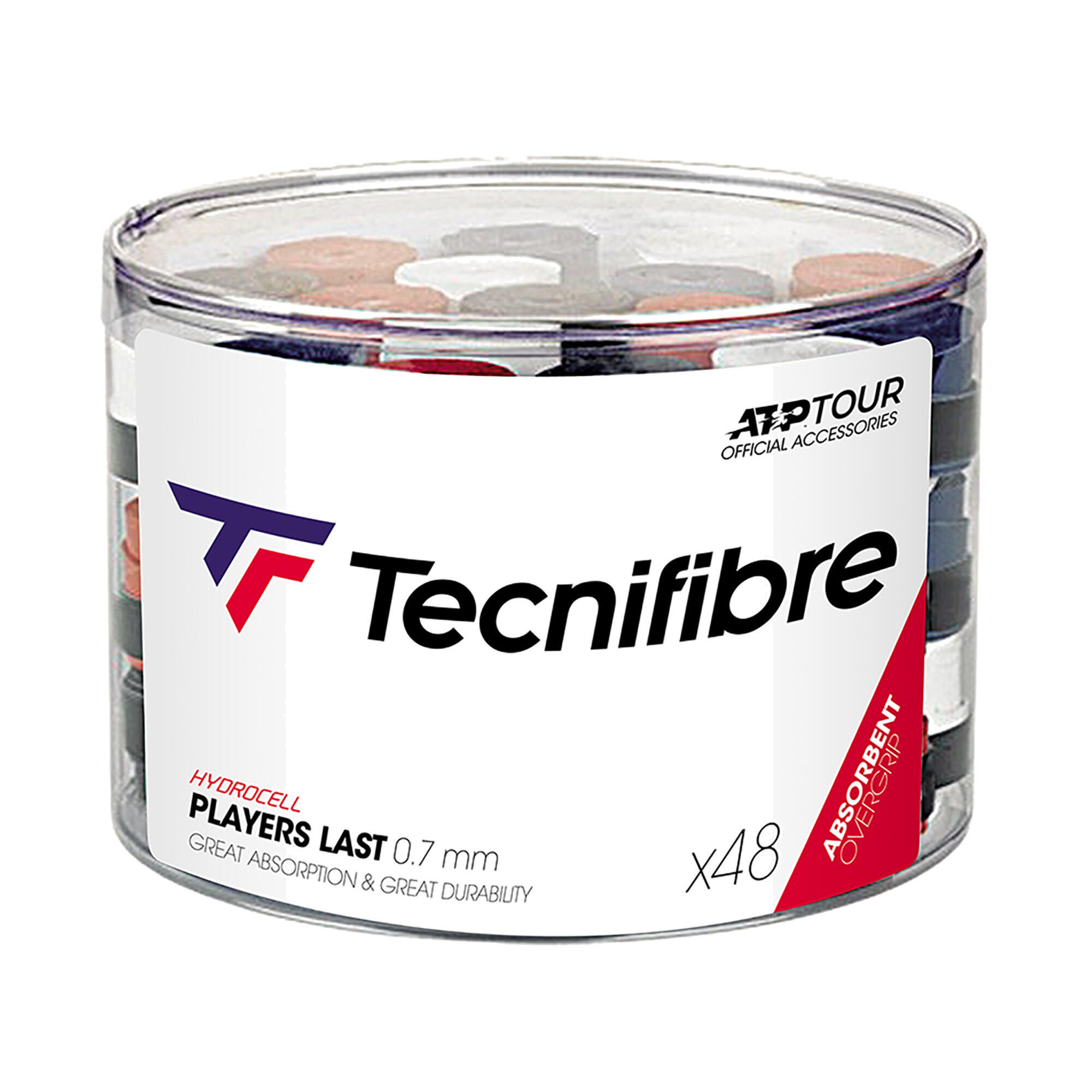 Overgrip de ténis Tecnifibre Players Last 48 PVC 2/2