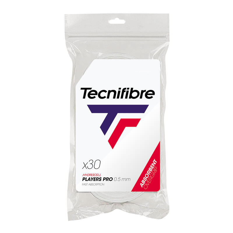 Bag Of 30 White Tecnifibre Player Pro Overgrips