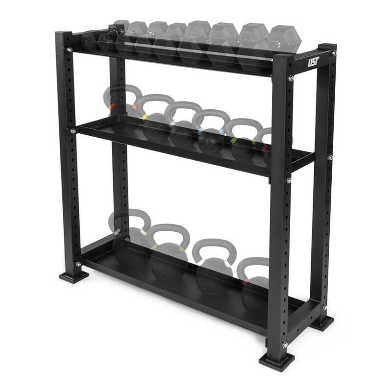 USR Ephesos-B-R30 3 Katlı Kettlebell-Dambıl Rafı