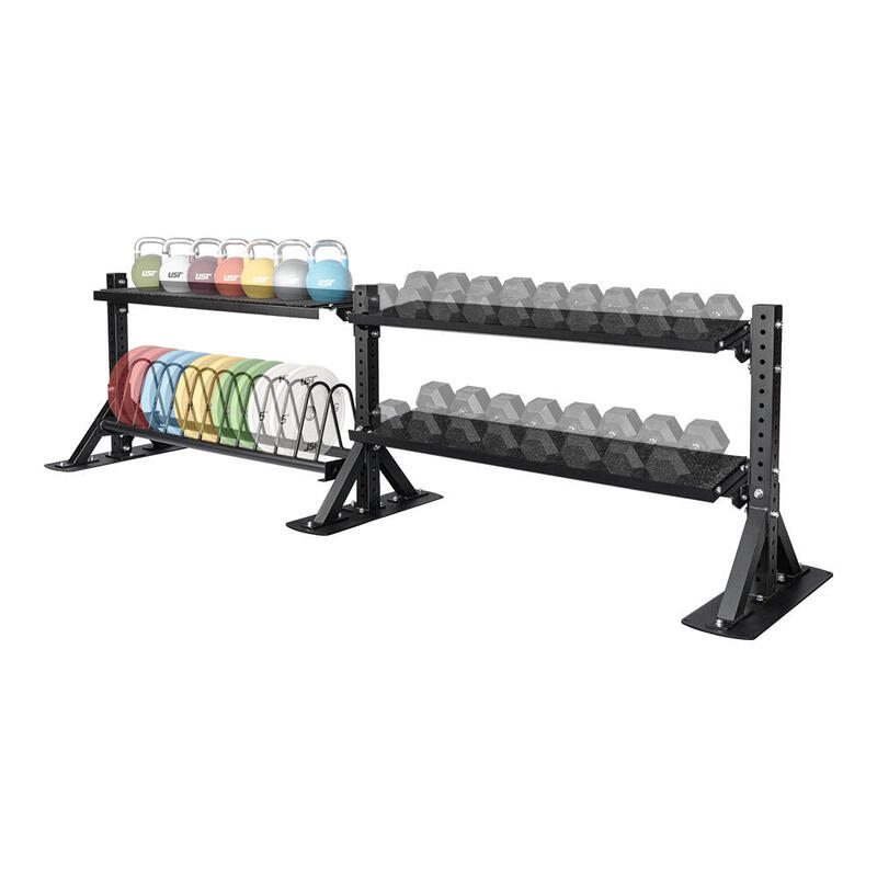 USR Miletos-B-R22 Bumper Plaka-Dambıl-Kettlebell Rafı