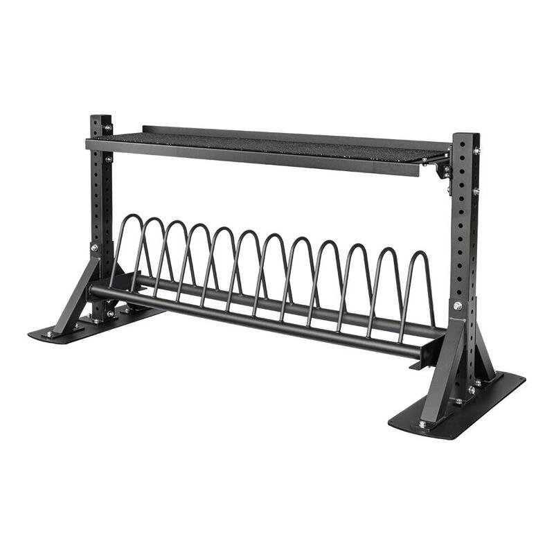 USR Miletos-B-R20 2 Katlı Bumper Plaka-Dambıl-Kettlebell Rafı