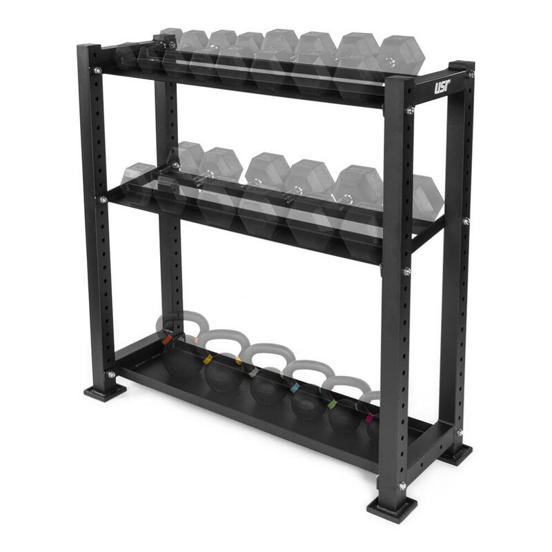 USR Ephesos-A-R30 3 Katlı Dambıl-Kettlebell Rafı