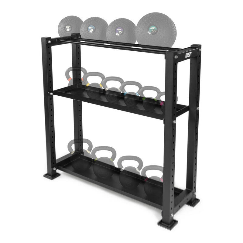 USR Ephesos-E-R30 3 Katlı Kettlebell-Sağlık Topu Rafı
