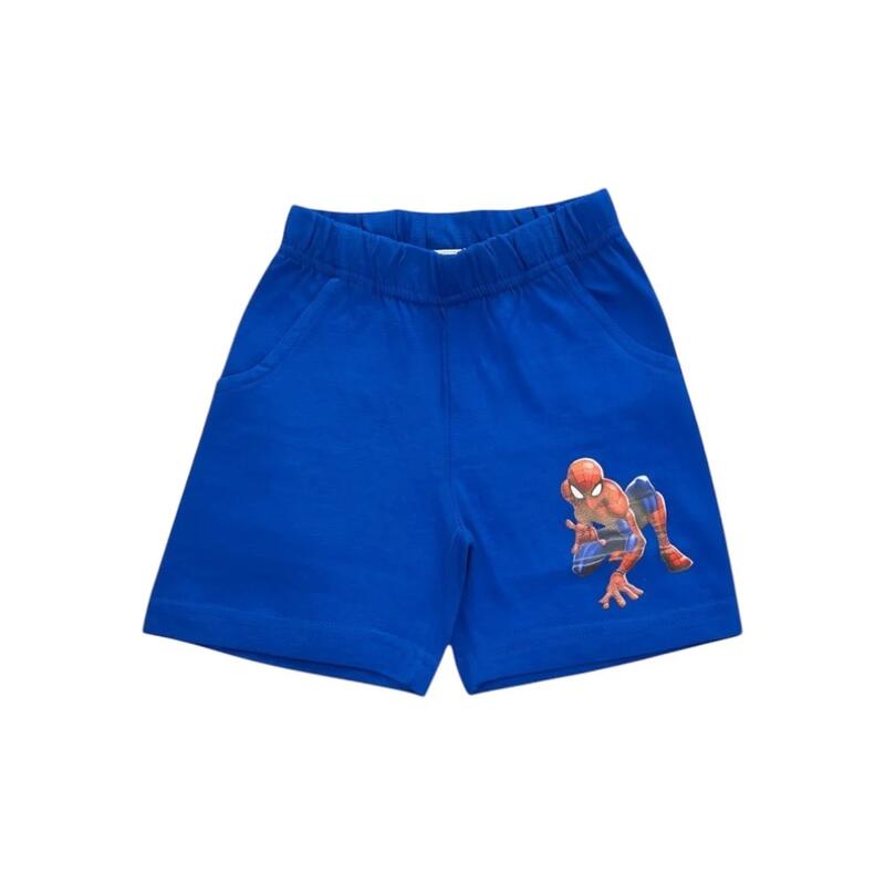 Set 2 piese pentru copii, mânecă scurtă, 100% bumbac, multicolor, Spiderman, Mar